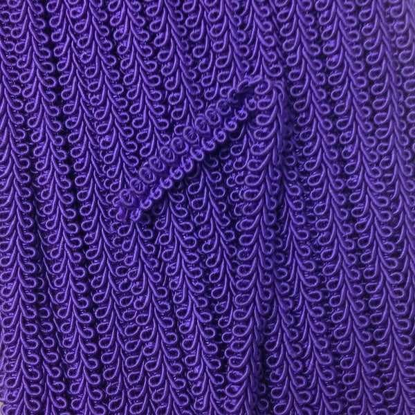 GIMP BRAID French 12mm Purple | Mollies Make And Create NZ