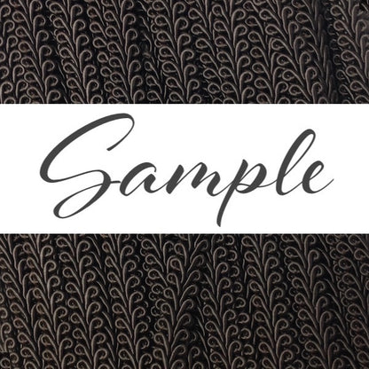 MOLLIES New Zealand / GIMP BRAID French 12mm Brown #2 Sample