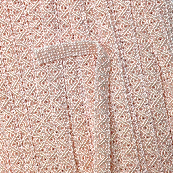 GIMP BRAID Ziggy 12mm Powder Pink | Mollies Make And Create NZ