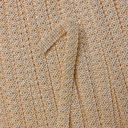 GIMP BRAID Ziggy 12mm Pink Lace Per meter / Mollies New Zealand