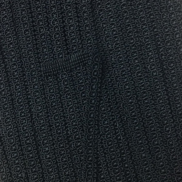 GIMP BRAID Lamp 8mm Black Per meter / Mollies New Zealand