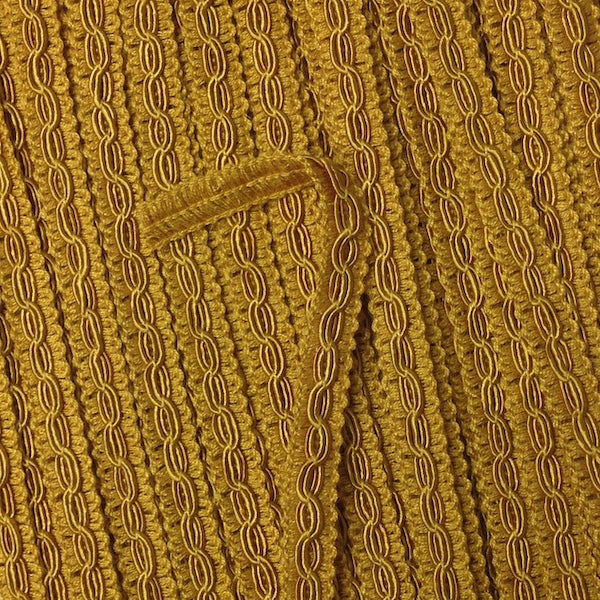 TRIXIE GIMP BRAID 10mm Gold Tan | Mollies Make And Create NZ