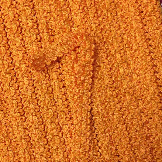 GIMP BRAID Trixie 12mm Orange Per meter / Mollies New Zealand