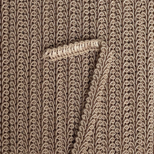 GIMP BRAID French 8mm Gimp Beige Per meter / Mollies New Zealand