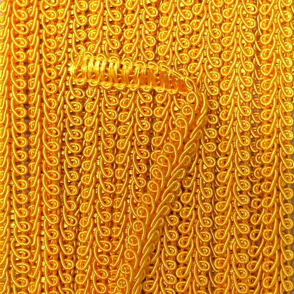 GIMP BRAID French 10mm Yellow Gold | Mollies Make And Create NZ