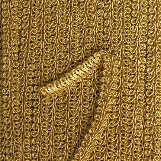 GIMP BRAID French 8mm Old Gold | Mollies Make And Create NZ