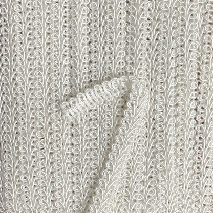 GIMP BRAID French 8mm Off White Per meter / Mollies New Zealand