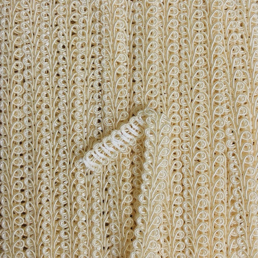 GIMP BRAID French 8mm Cream Per meter / Mollies New Zealand