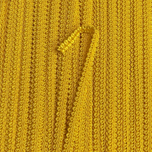GIMP BRAID French 8mm Gold Per meter / Mollies New Zealand
