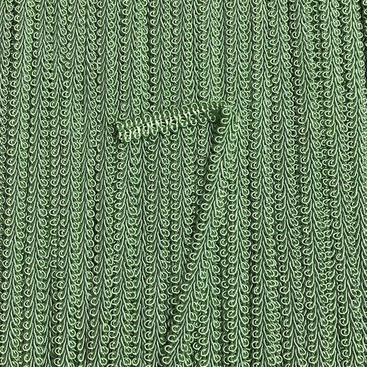 GIMP BRAID French 8mm Misty Green Per meter / Mollies New Zealand