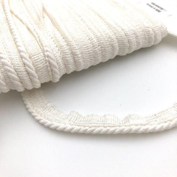 FLANGED CORD White | Mollies Make And Create NZ