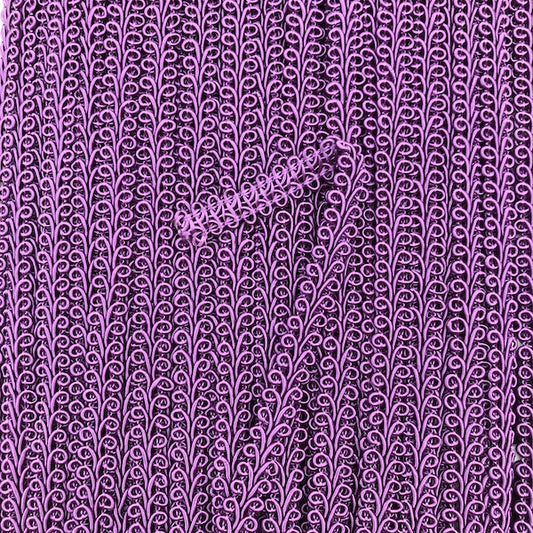 GIMP BRAID French 8mm Mauve Per meter / Mollies New Zealand