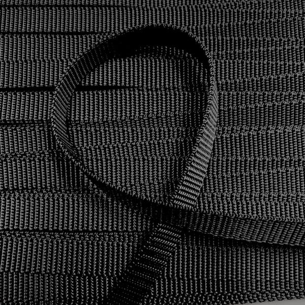 MOLLIES New Zealand / TRENDY TRIMS Polypropylene Tape Black #19 12mm