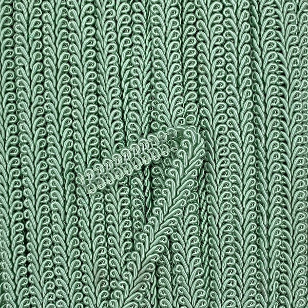 GIMP BRAID French 12mm #76 Green | Mollies Make And Create NZ