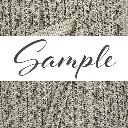 GIMP BRAID Scroll 14mm Beige Fern / Mollies New Zealand