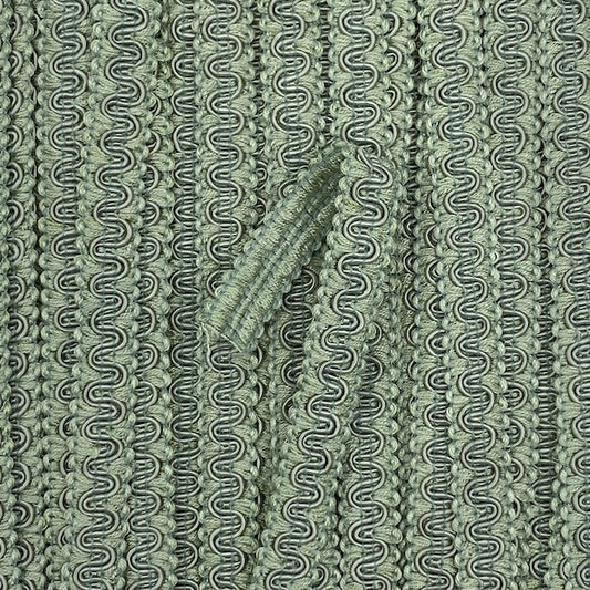 GIMP BRAID Scroll 14mm Mint Green Per meter / Mollies New Zealand