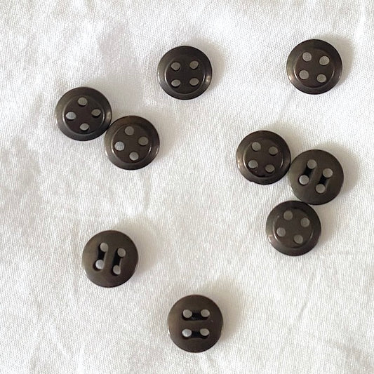 SULLIVANS Button 4-Hole Brown / Mollies New Zealand