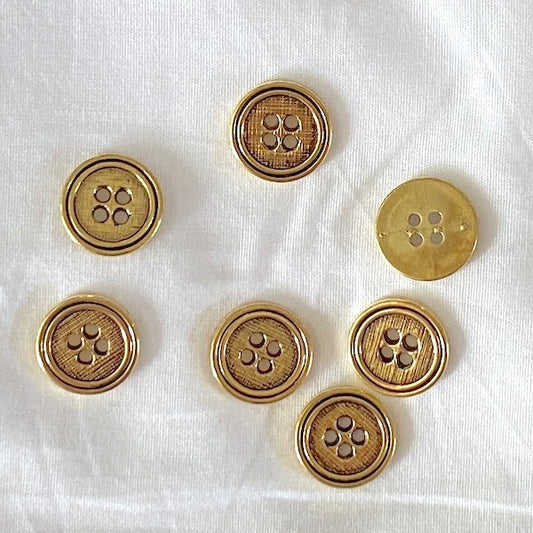 SULLIVANS Button 4-Hole Gold / Mollies New Zealand
