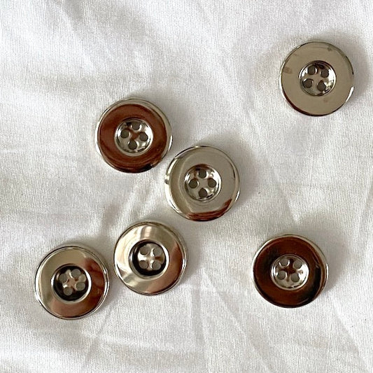 SULLIVANS Button 4-Hole Silver / Mollies New Zealand