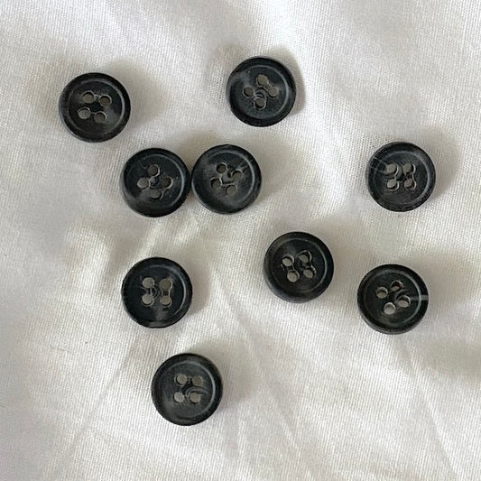 SULLIVANS Button 4-Hole Grey / Mollies New Zealand