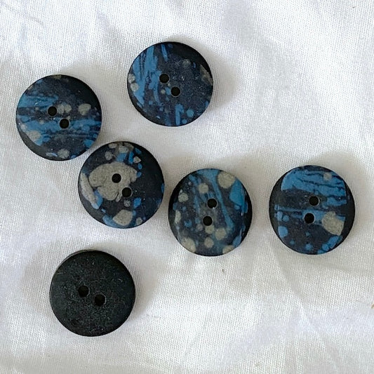SULLIVANS Button 2-Hole Blue / Mollies New Zealand