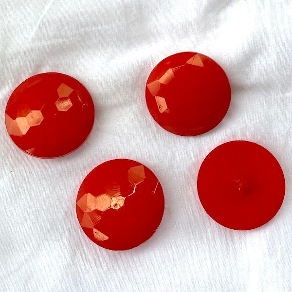 SULLIVANS Button Red Shanked 30mm | Mollies Make And Create NZ