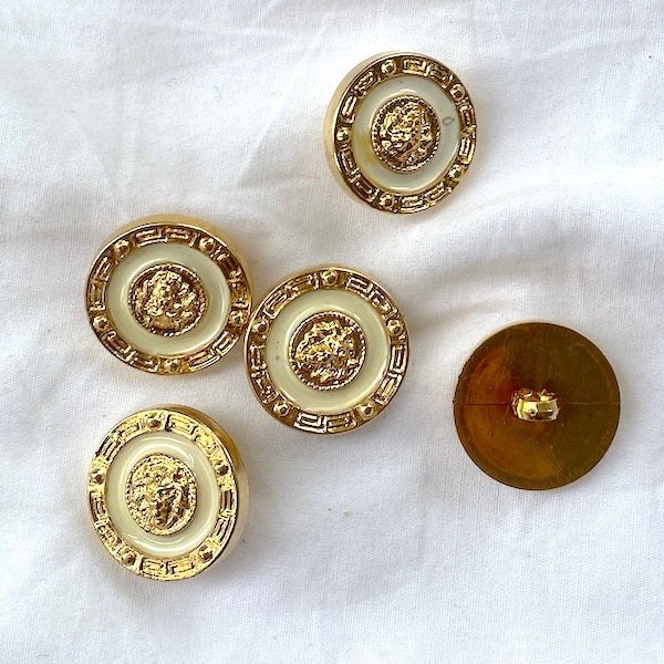 SULLIVANS Button Gold Shanked 25mm | Mollies Make And Create NZ