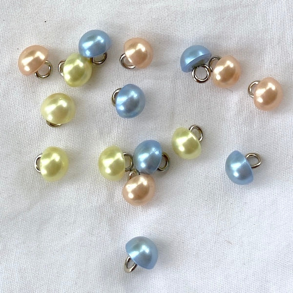 SULLIVANS Button Pearl Shanked 8mm | Mollies Make And Create NZ