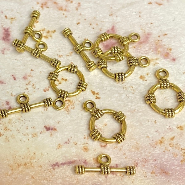 SULLIVANS Clasp Toggle Boho Gold / Mollies New Zealand