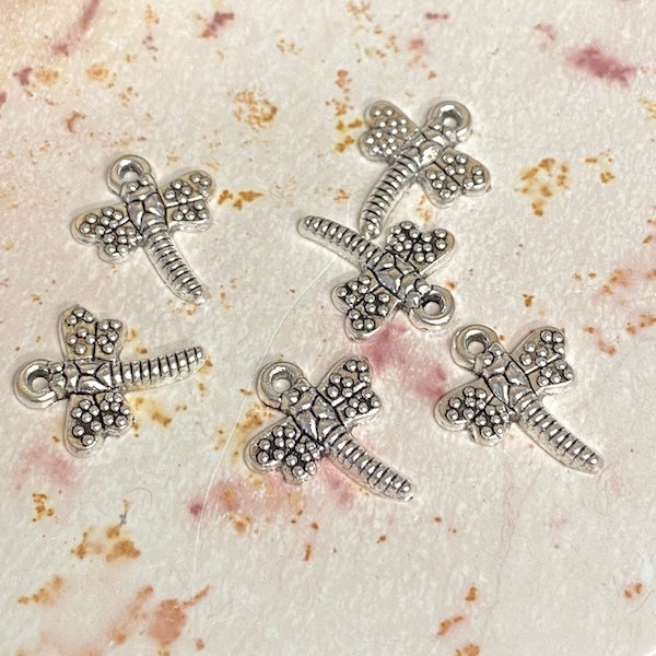 SULLIVANS Charm Silver Dragonfly | Mollies Make And Create NZ