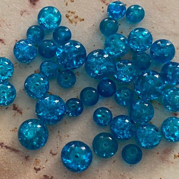 SULLIVANS Glass Beads 6mm & 10mm 30PK | Mollies Make And Create NZ