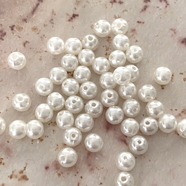 SULLIVANS White Faux Pearls | Mollies Make And Create NZ