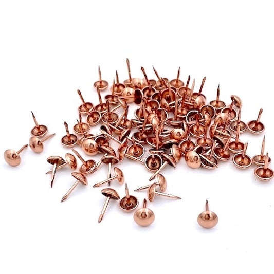 CS OSBORNE Decorative Nails Copper 9mm Copper Plated Each / Mollies New Zealand