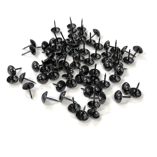 CS OSBORNE Decorative Nails Black Lacquered 10mm Black Lacquered Each / Mollies New Zealand