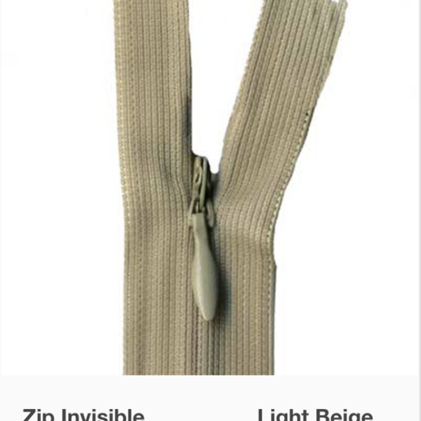 MOLLIES New Zealand / Invisible Zipper Light Beige #945 30-35cm
