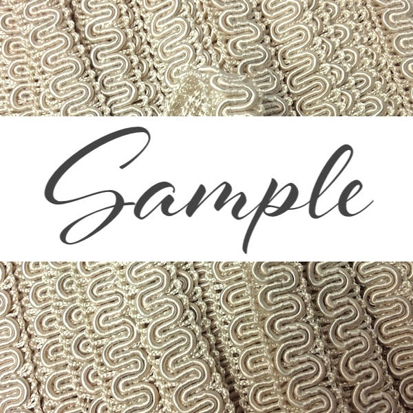 GIMP BRAID Scroll 15mm Linen / Mollies New Zealand