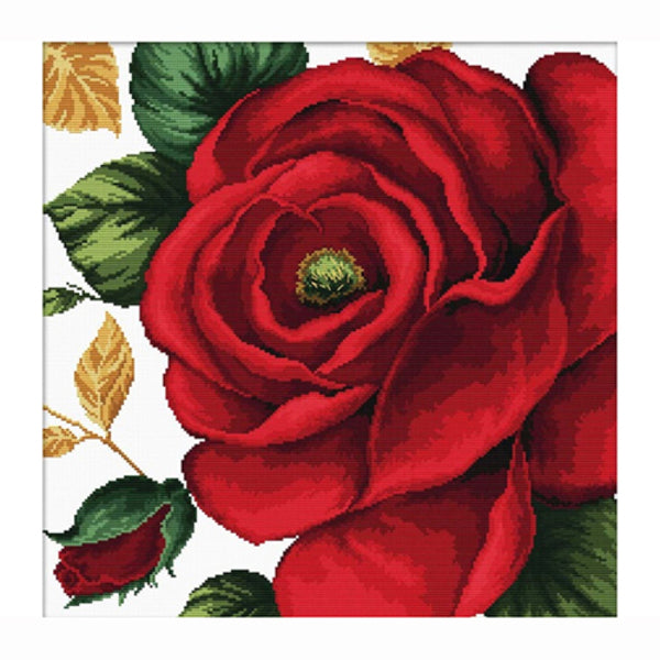 NEEDLEART WORLD No Count Embroidery Rose | Mollies Make And Create NZ