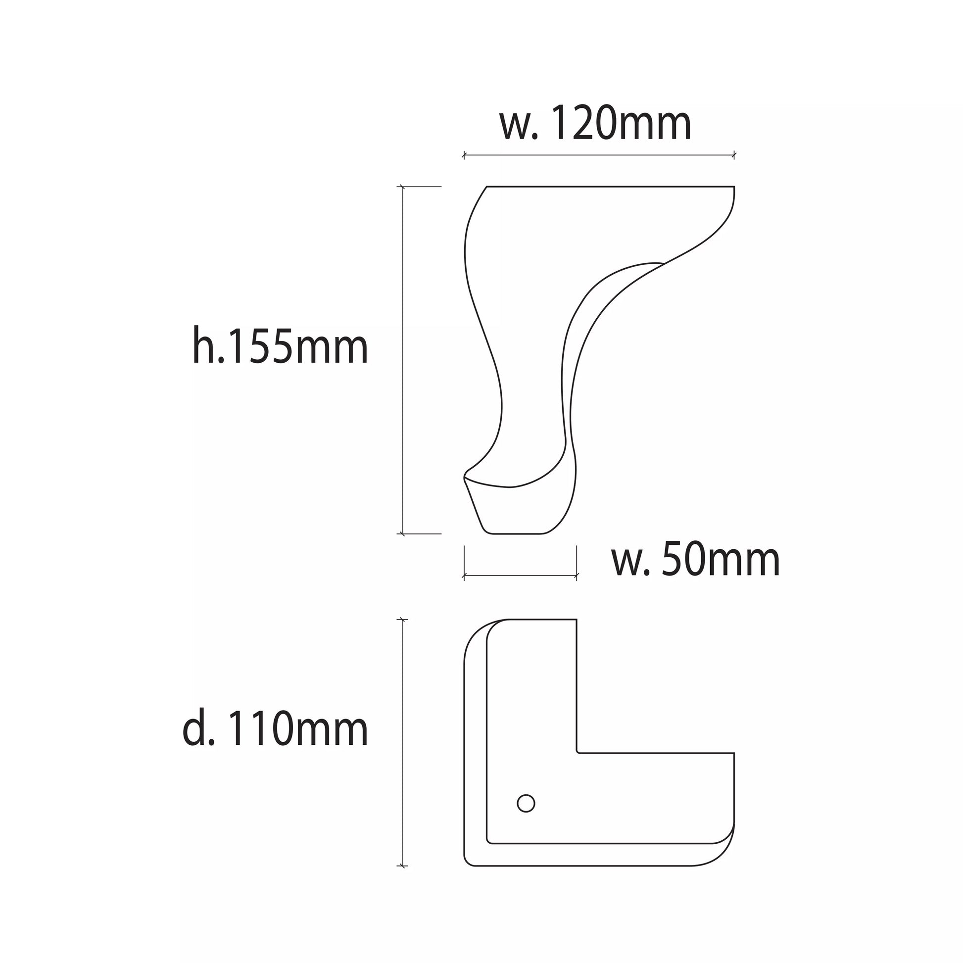 Warwick Leg Cabriole Mahogany / Mollies New Zealand