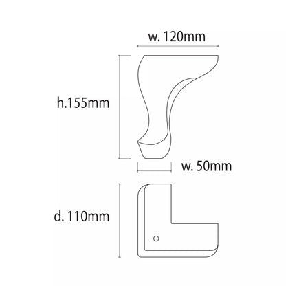 Warwick Leg Cabriole Mahogany / Mollies New Zealand