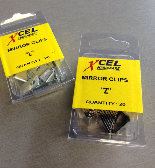 XCEL Mirror Clips Z or L | Mollies Make And Create NZ