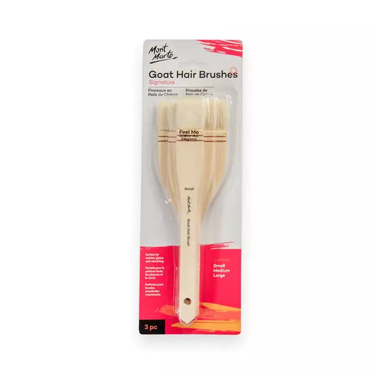 MONT MARTE Goat Hair Brushes | Mollies Make And Create NZ