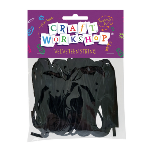 CRAFT WORKSHOP Velveteen String Black / Mollies New Zealand
