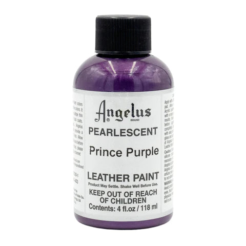 ANGELUS Acrylic Leather Paint Prince Purple Pearlescent | Mollies Make And Create NZ