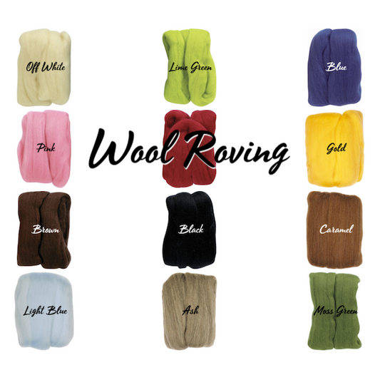 CLOVER Natural Wool Roving | Mollies Make And Create NZ