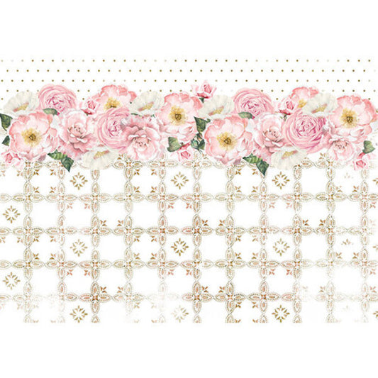 REDESIGN Rice Paper Tranquil Bloom 29 x 41cm / Mollies New Zealand