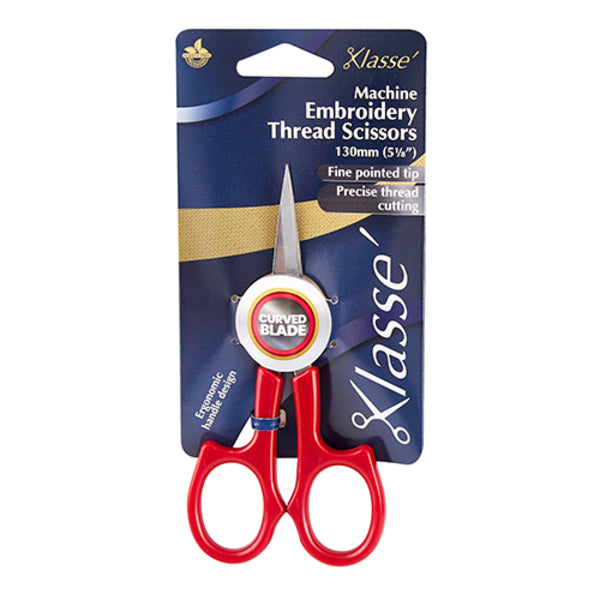 KLASSE Embroidery Scissors Curved | Mollies Make And Create NZ