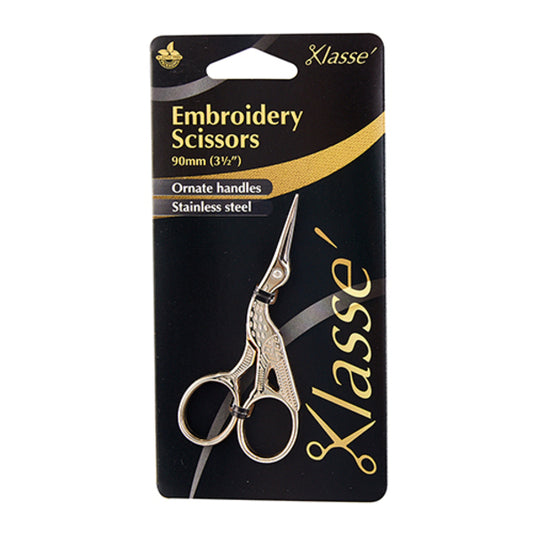 KLASSE Black Label Embroidery Scissors / Mollies New Zealand