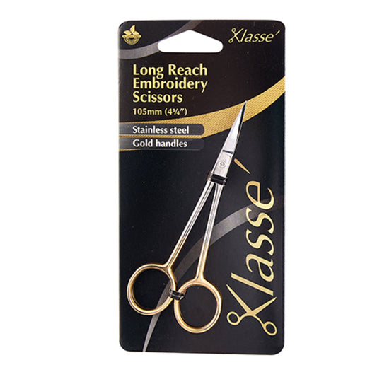 KLASSE Black Label Embroidery Scissors 10.5 (4-1 8") / Mollies New Zealand