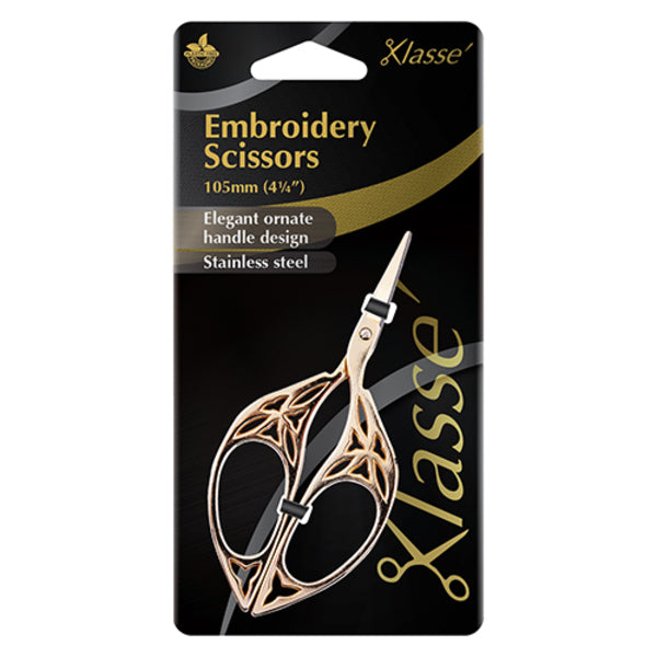 KLASSE Black Label Embroidery Scissors / Mollies New Zealand
