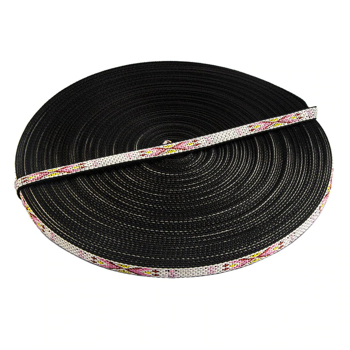 IVAN Poly Hitched Webbing Pink 12mm (1 2") 45.7m (50 yards) / Mollies New Zealand